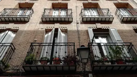 Fachada de un edificio en Latina. Imagen archivo Ayuntamiento de Madrid
