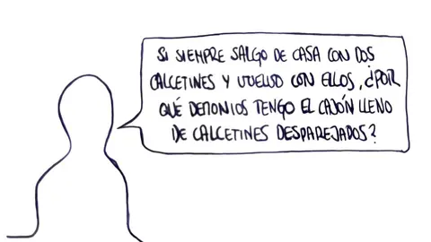 Calcetines - Las Vi&ntilde;etas de Manuel Franganillo