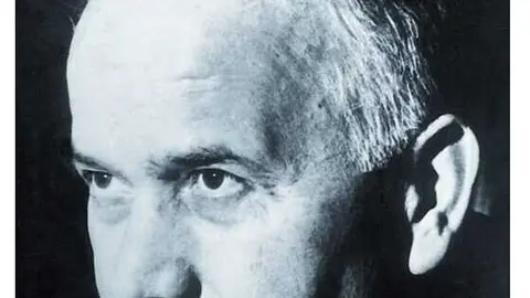 Fotografia, manuscrito y exlibris de L&oacute;pez-Ibor