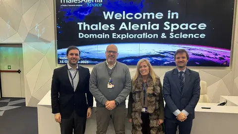 Roc&iacute;o Albert - Visita Thales Alenia 1