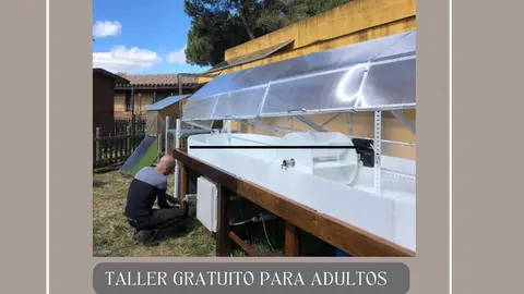 Taller de espirulina - Cartel del Ayuntamiento de M&oacute;stoles