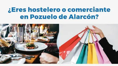 Cartel Formaci&oacute;n Hosteleros y Comerciantes - Imagen del Ayuntamiento de Pozuelo de Alarc&oacute;n