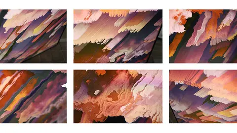 Daniel Canogar - Declaraci&oacute;n Universal de los Derechos Humanos