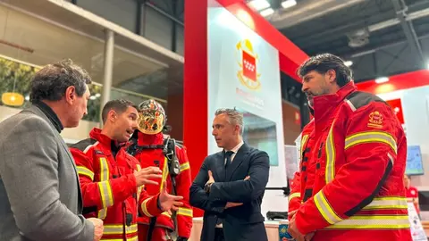 El consejero Novillo,  en el  Sal&oacute;n Internacional de la Seguridad SICUR 2026 - Foto Comunidad de Madrid