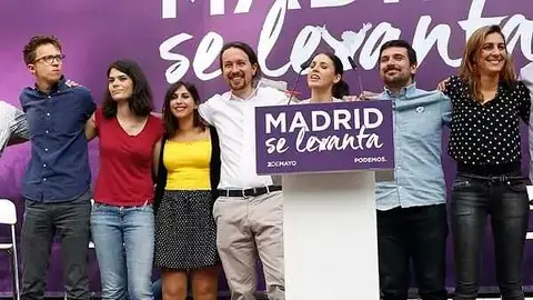 Pablo Iglesias y Dina Bousselham - Foto de Podemos