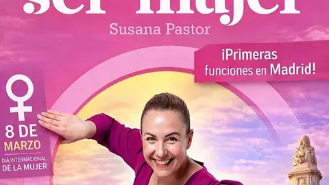 Cartel del mon&oacute;logo Ser Mujer