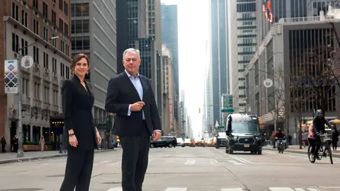 Isabel D&iacute;az Ayuso, durante su visita a Nueva York  - Foto Comunidad de Madrid
