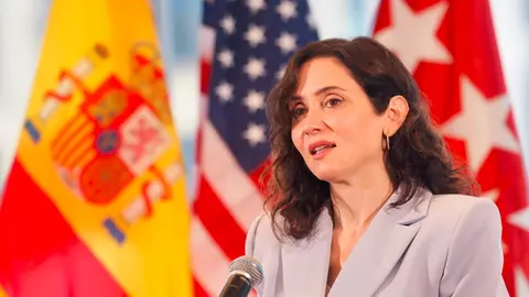 Isabel D&iacute;az Ayuso, en su visita a Nueva York - Foto Comunidad de Madrid
