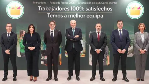 Juan Roig y miembros del Comit&eacute; de Direcci&oacute;n de Mercadona - Foto de Mercadona