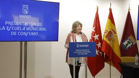 Hidalgo durante la presentaci&oacute;n de la Escuela Municipal de Consumo