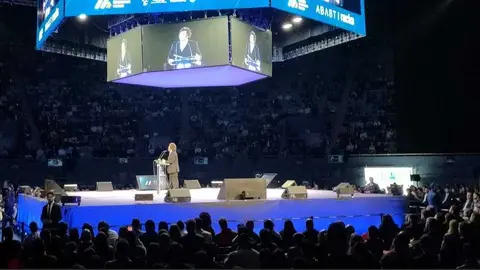 Javier Milei en su discurso de clausura del Madrid Economic Forum