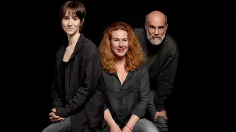 Elenco de &lsquo;Tras el ensayo&rsquo; , en Teatro Espa&ntilde;ol. Imagen de Javier Naval