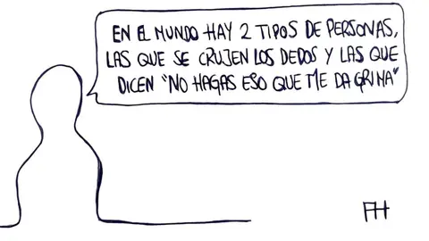 Crujir los dedos - Las Vi&ntilde;etas de Manuel Franganillo