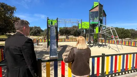 Visita obras renovaci&oacute;n Parques Infantiles - Foto del Ayuntamiento de Collado Villalba