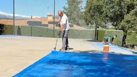 Pista nueva en La Navata - Foto del Ayuntamiento de Galapagar