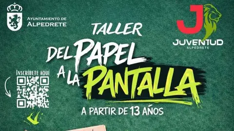 Taller 'Del papel a la pantalla' en Alpedrete - Imagen del ayuntamiento