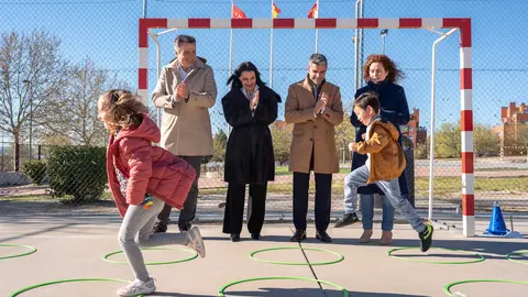 Zarzalejo durante la visita - Foto Comunidad de Madrid