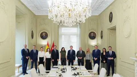 Encuentro institucional Ayuso - Feij&oacute;o - Foto Comunidad de Madrid