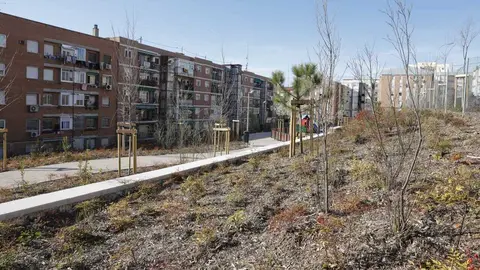 Imagen de archivo de la nueva zona verde en Ciudad Lineal