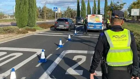 Control policial - Foto del Ayuntamiento de Majadahonda