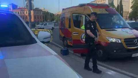 Ambulancia en Atocha - Foto Emergencias Madrid