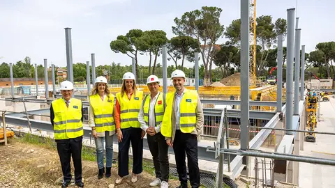 Visita a las obras del polideportivo Carlos Ruiz Pozuelo de Alarc&oacute;n - Foto del Ayuntamiento de Pozuelo