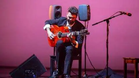 Imagen del concierto de anoche de Francisco Vinuesa.