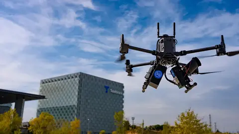 Drones urbanos 5G - Foto de Telef&oacute;nica