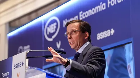 Almeida, en el desayuno informativo de F&oacute;rum Europa - Foto Ayuntamiento de Madrid