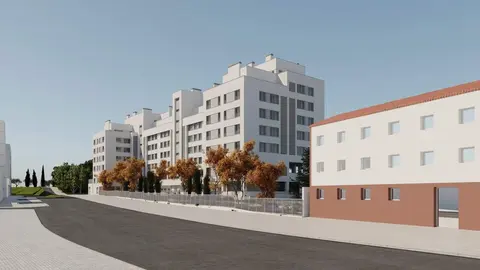 Recreaci&oacute;n proyecto de la zona de la urbanizaci&oacute;n Antonio L&oacute;pez-avenida de C&oacute;rdoba