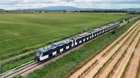 Pruebas de los futuros trenes de la L&iacute;nea 6 de Metro - Foto Comunidad de Madrid
