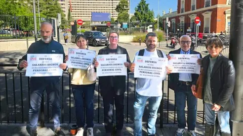 El personal civil de Defensa convoca concentraciones en Madrid para denunciar salarios por debajo del SMI - Foto de FAC-USO