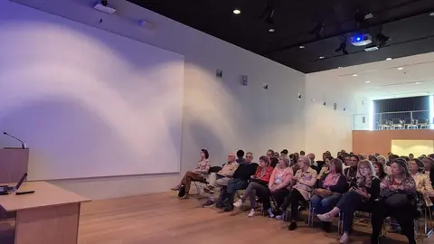 Momento de la Jornada de Transparencia y Datos Abiertos del parque tecnol&oacute;gico de Valdeming&oacute;mez - Foto Ayuntamiento de Madrid