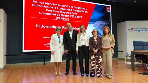 La viceconsejera de Sanidad, en la clausura de la III Jornada de resultados de esta iniciativa que potencia la cultura del autocuidado  - Foto Comunidad de Madrid