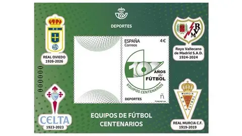 Correos homenajea a cuatro clubes hist&oacute;ricos
