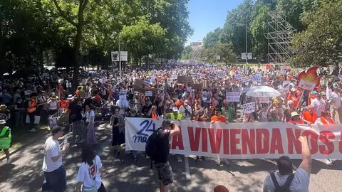 Manifestaci&oacute;n Vivienda - Sindicato Inquilinas