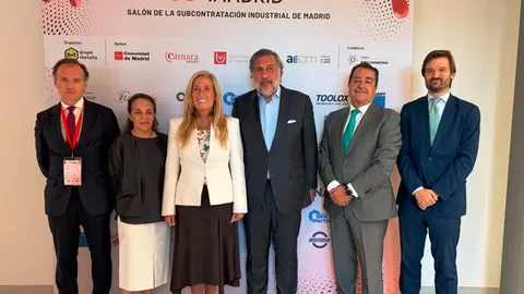 La consejera de Econom&iacute;a, Hacienda y Empleo, en la inauguraci&oacute;n de un foro empresarial en la C&aacute;mara de Comercio - Foto Comunidad de Madrid