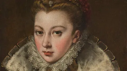 Alonso S&aacute;nchez Coello, Retrato de joven desconocida, 1567-1570 
