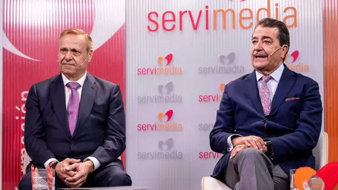 El presidente de la Femeval, Francisco Alonso, y el presidente de la Aecim, Luis Collado | Foto de Pablo A. Iglesias
