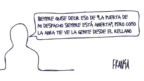 La puerta de mi despacho - Las Vi&ntilde;etas de Manuel Franganillo