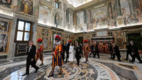 Los Reyes en el Vaticano en marzo de 2026 | Foto de Casa del Rey