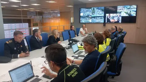 Reuni&oacute;n de balance del Cecor | Foto del Samur-Protecci&oacute;n Civil