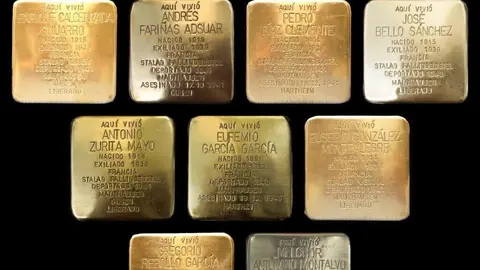 Stolpersteine - Foto Asociaci&oacute;n para la Recuperaci&oacute;n de la Memoria Hist&oacute;rica