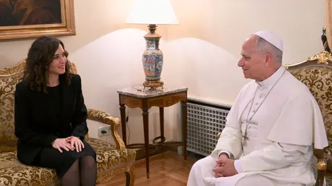 Isabel D&iacute;az Ayuso, recibida por el Papa Le&oacute;n XIV en Audiencia Privada - Foto Comunidad de Madrid