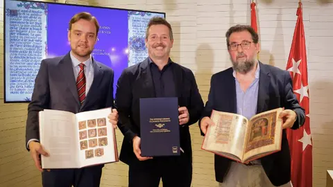 El consejero de Cultura, Turismo y Deporte,  Mariano de Paco Serrano, durante la presentaci&oacute;n de esta publicaci&oacute;n - Foto Comunidad de Madrid