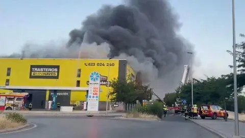 Incendio Villaverde - Comunidad de Madrid