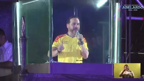 Primer discurso de Abelardo de la Espriella tras confirmarse su elecci&oacute;n como presidente
