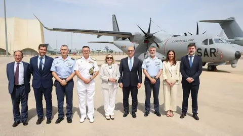El Ej&eacute;rcito del Aire recibe su primer C295 de rescate para blindar la vigilancia mar&iacute;tima en Canarias - Foto del Ministerio de Defensa
