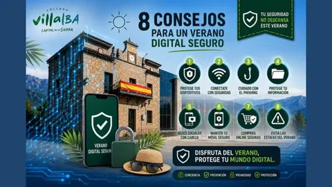Collado Villalba lanza una gu&iacute;a de ciberseguridad para evitar estafas online y robos en viviendas este verano - Imagen del Ayuntamiento de Collado Villalba