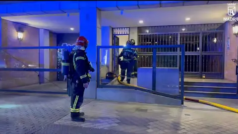 Incendio bomberos - Emergencias Madrid